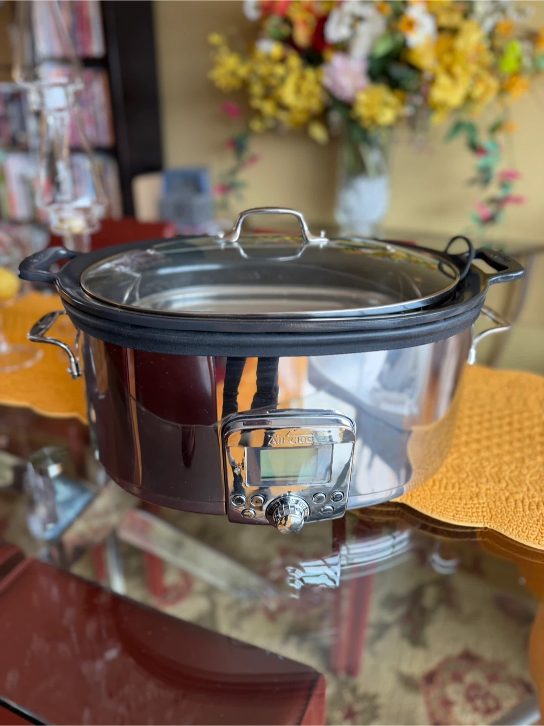 All-Clad Slow Cooker with Steamer Basket