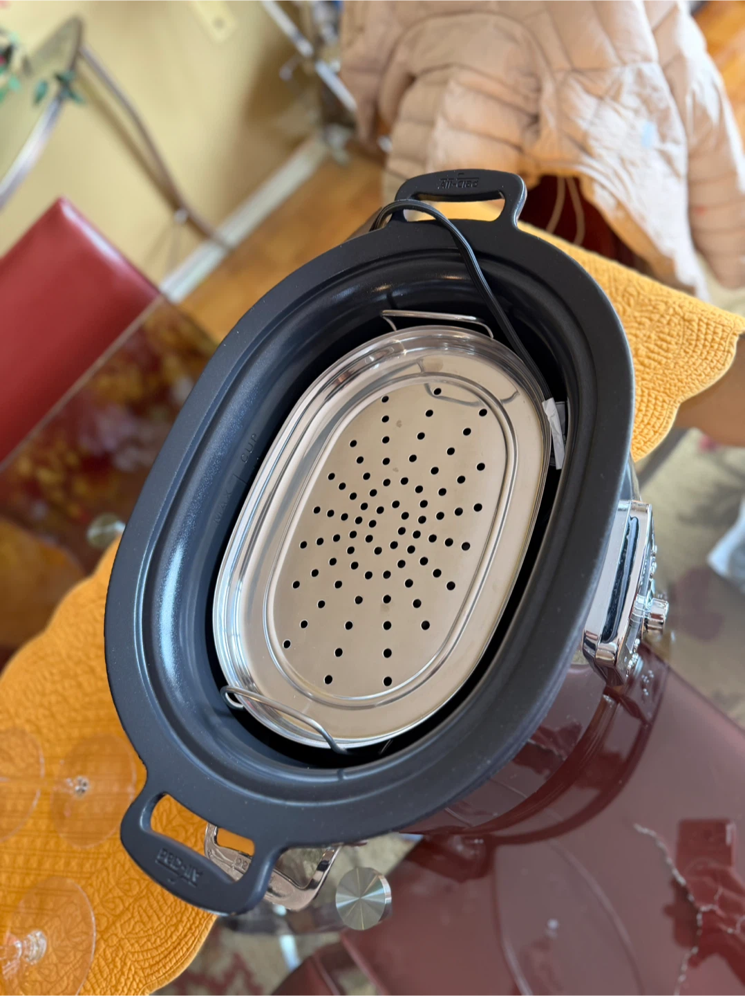 All-Clad Slow Cooker with Steamer Basket - photo 3
