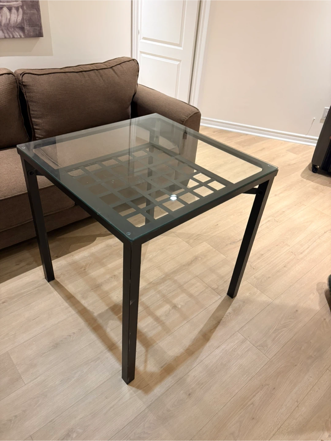 Glass Top Dining Table with 2 Chairs - photo 2