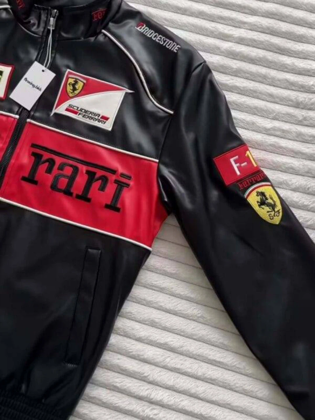 Ferrari leather F1 Racing Jacket - photo 4