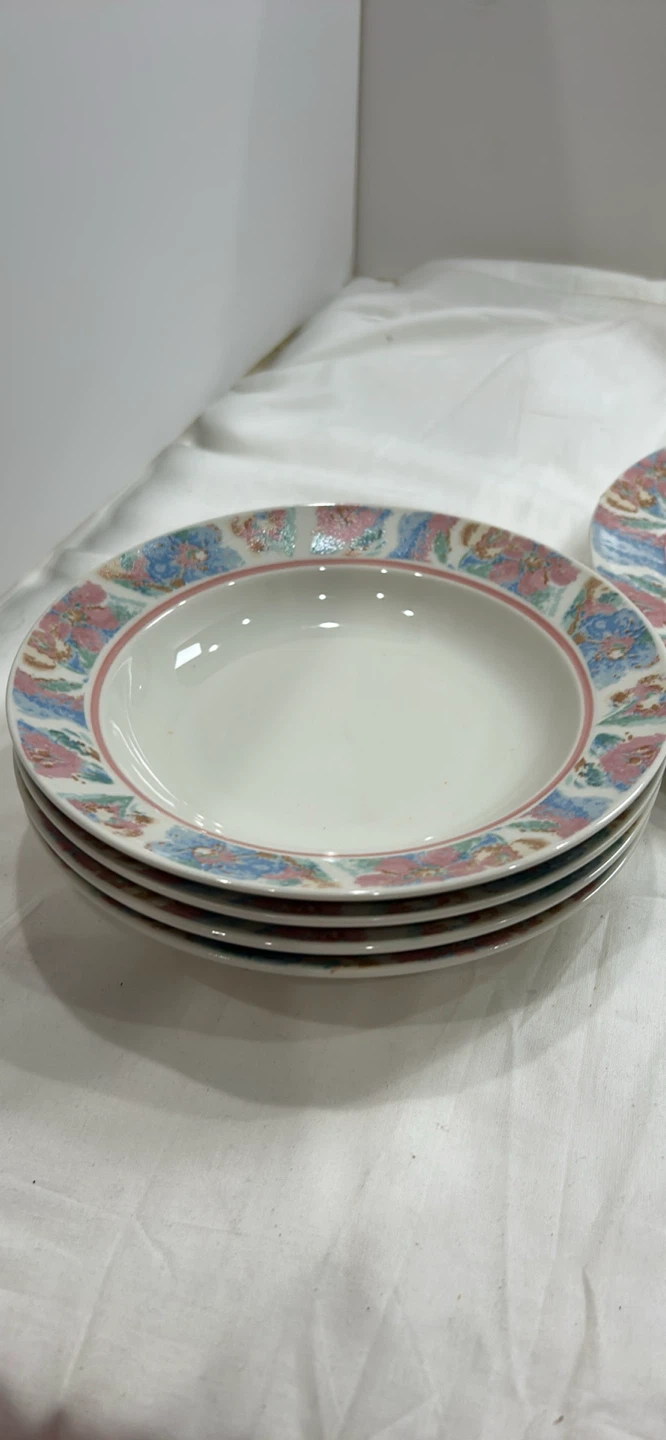 Intro Stoneware Dinner Plates and Bowls Set - photo 3