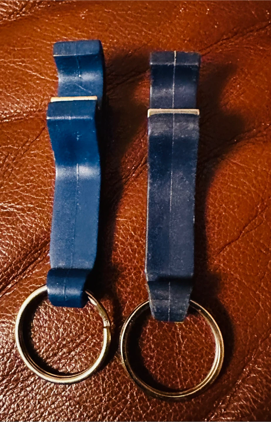 2 Blue Bottle Opener Keychains - photo 3