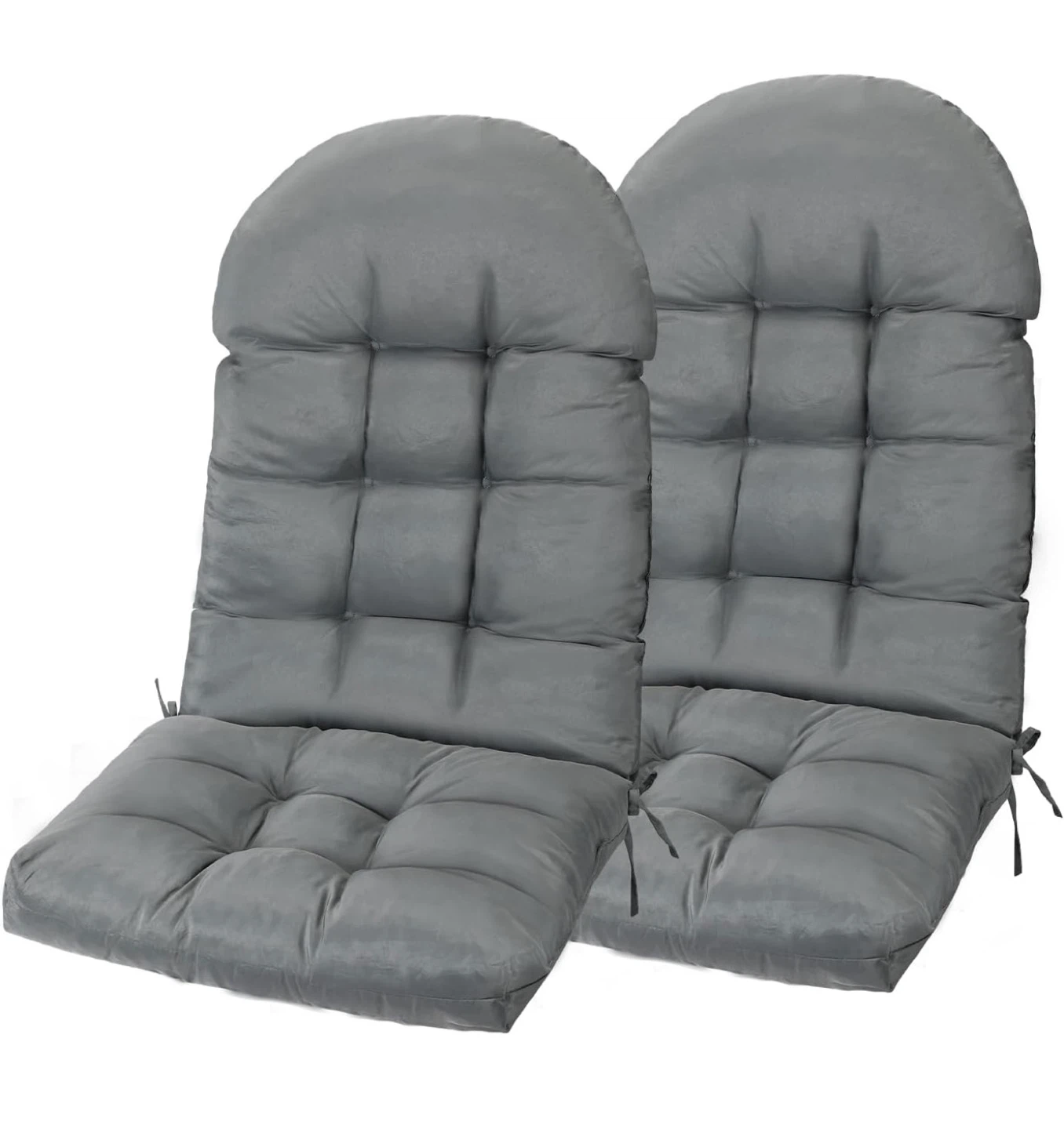 Yaff High Back Patio Chair Cushions - Dark Gray (2 PCS)