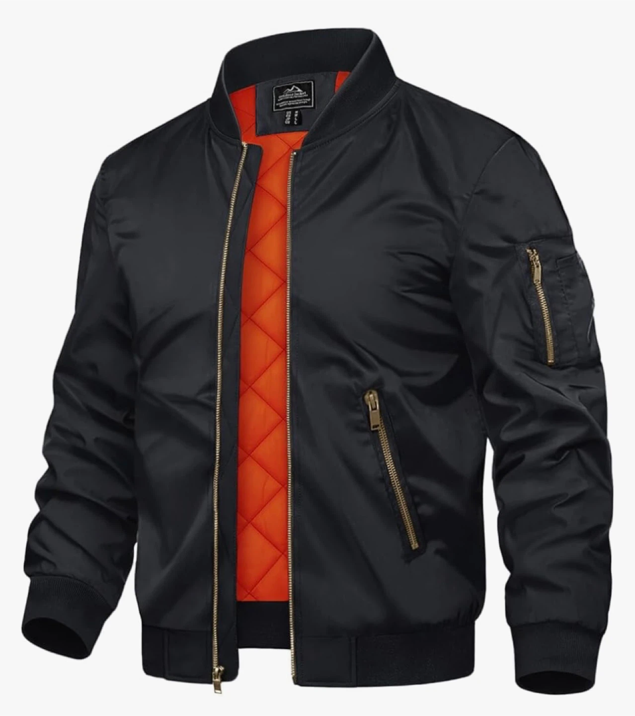 Black Bomber Jacket