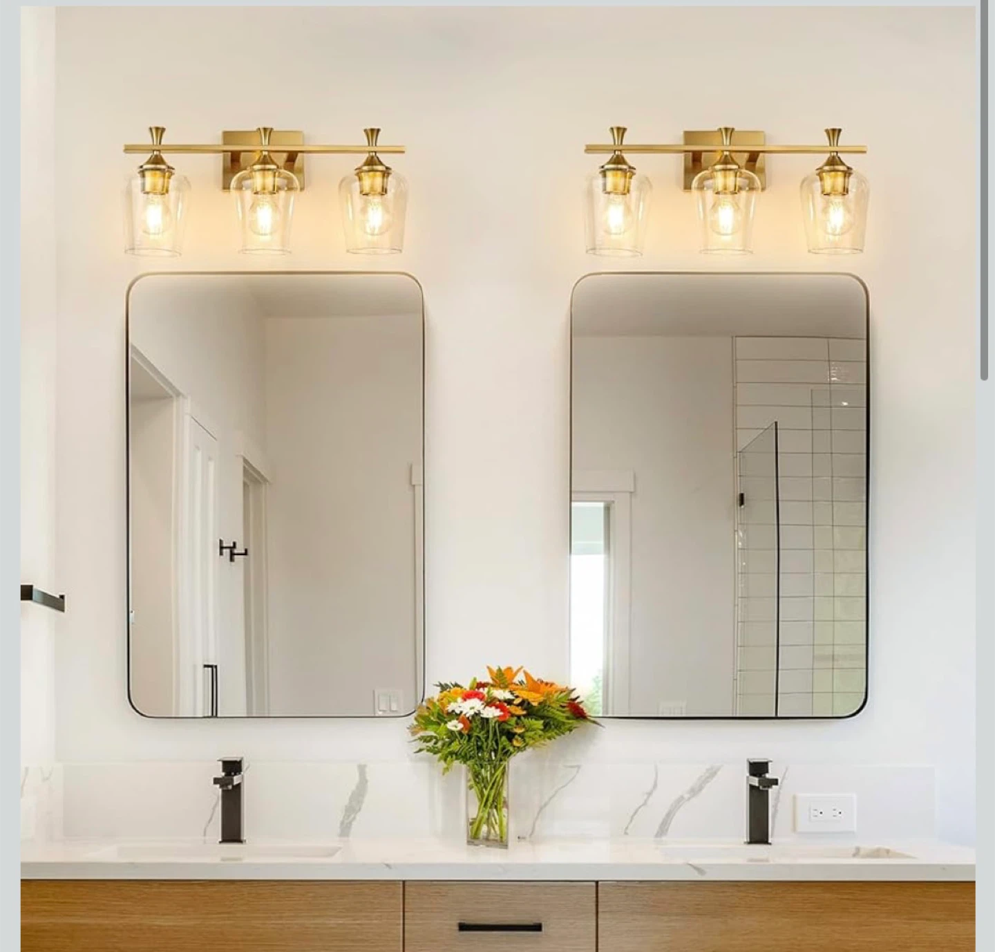 3 light bathroom vanity fixture - photo 2