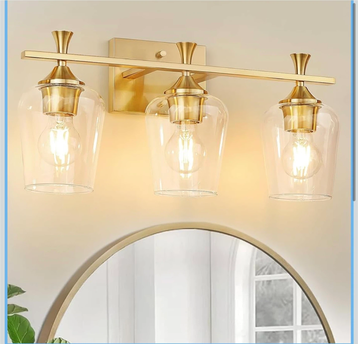 3 light bathroom vanity fixture