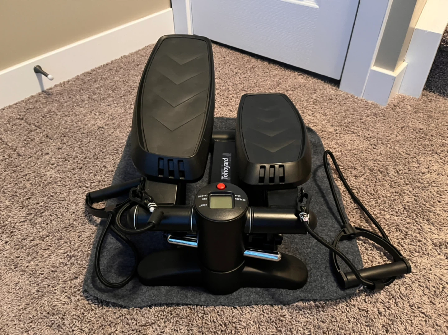 Mini Stepper with Resistance Bands