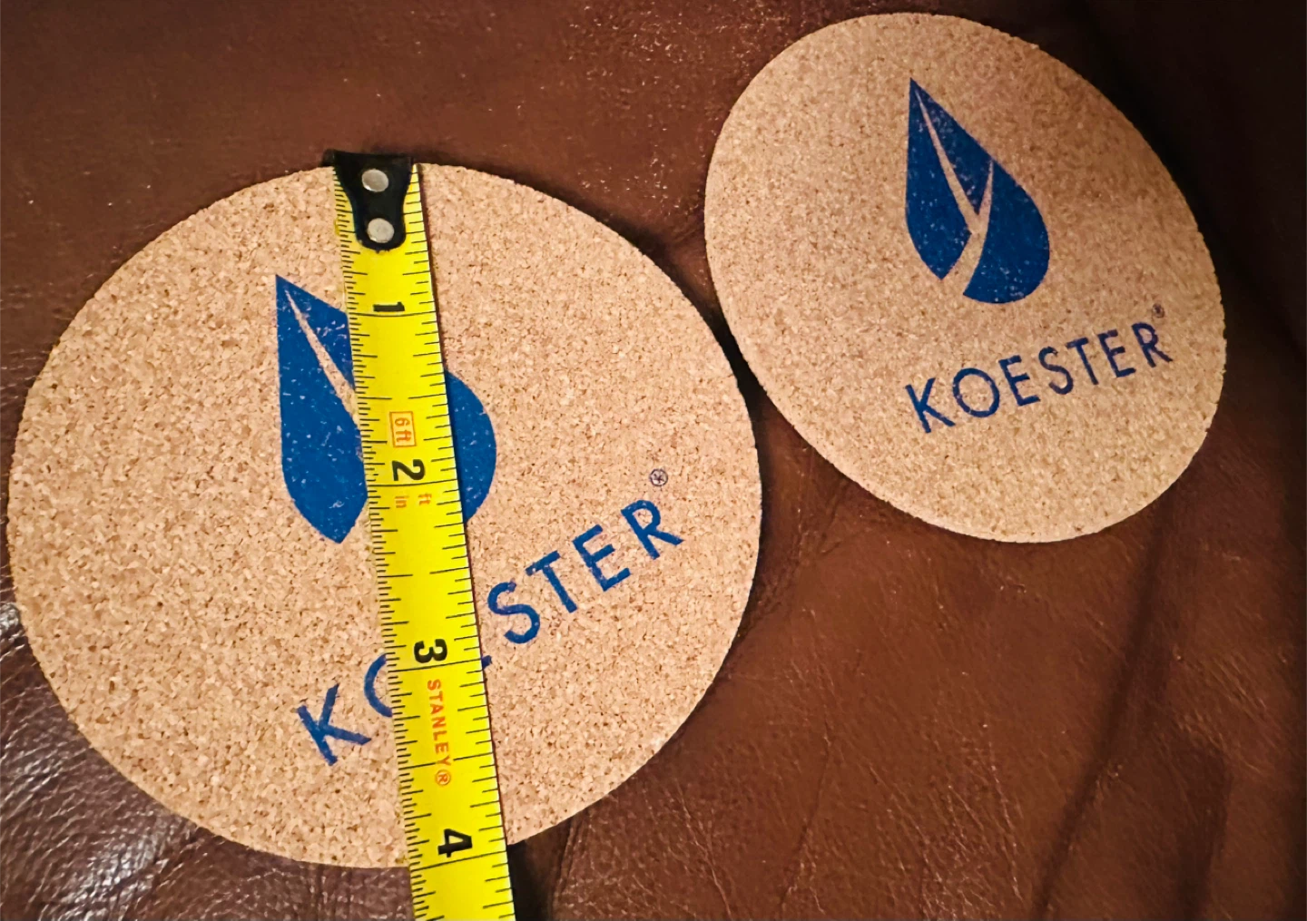 Koester Cork Coasters (Set of 2)