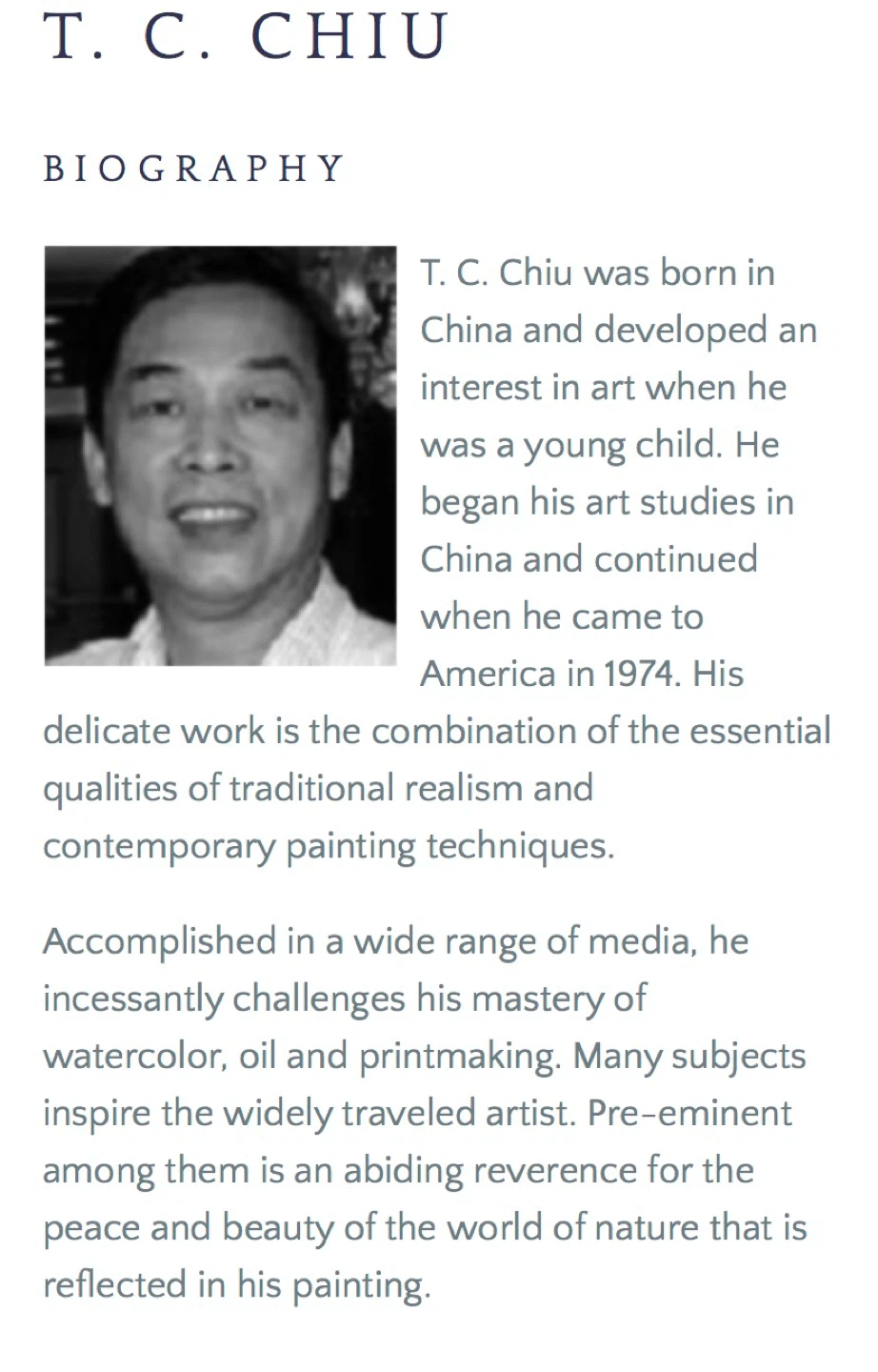 PRICE DROP. T.C.Chiu Print - photo 4