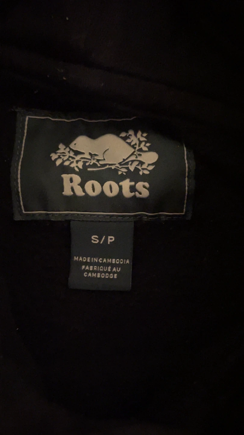 Roots Canada Black Hoodie Size S/P - photo 3