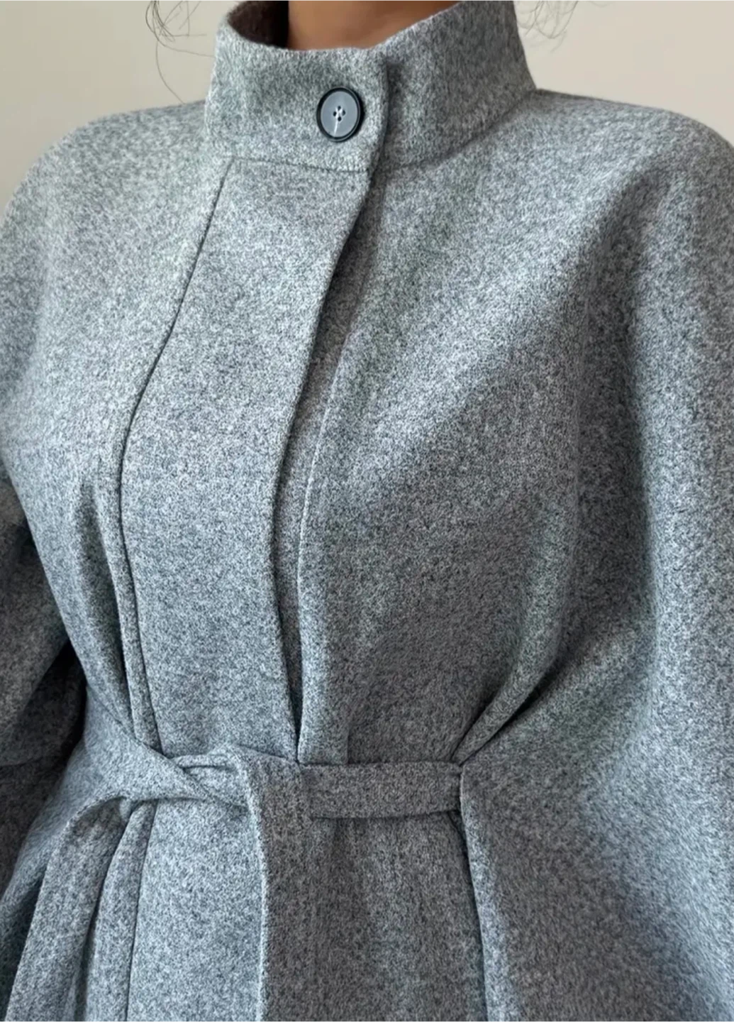 New Grey Cape with Belt - photo 3