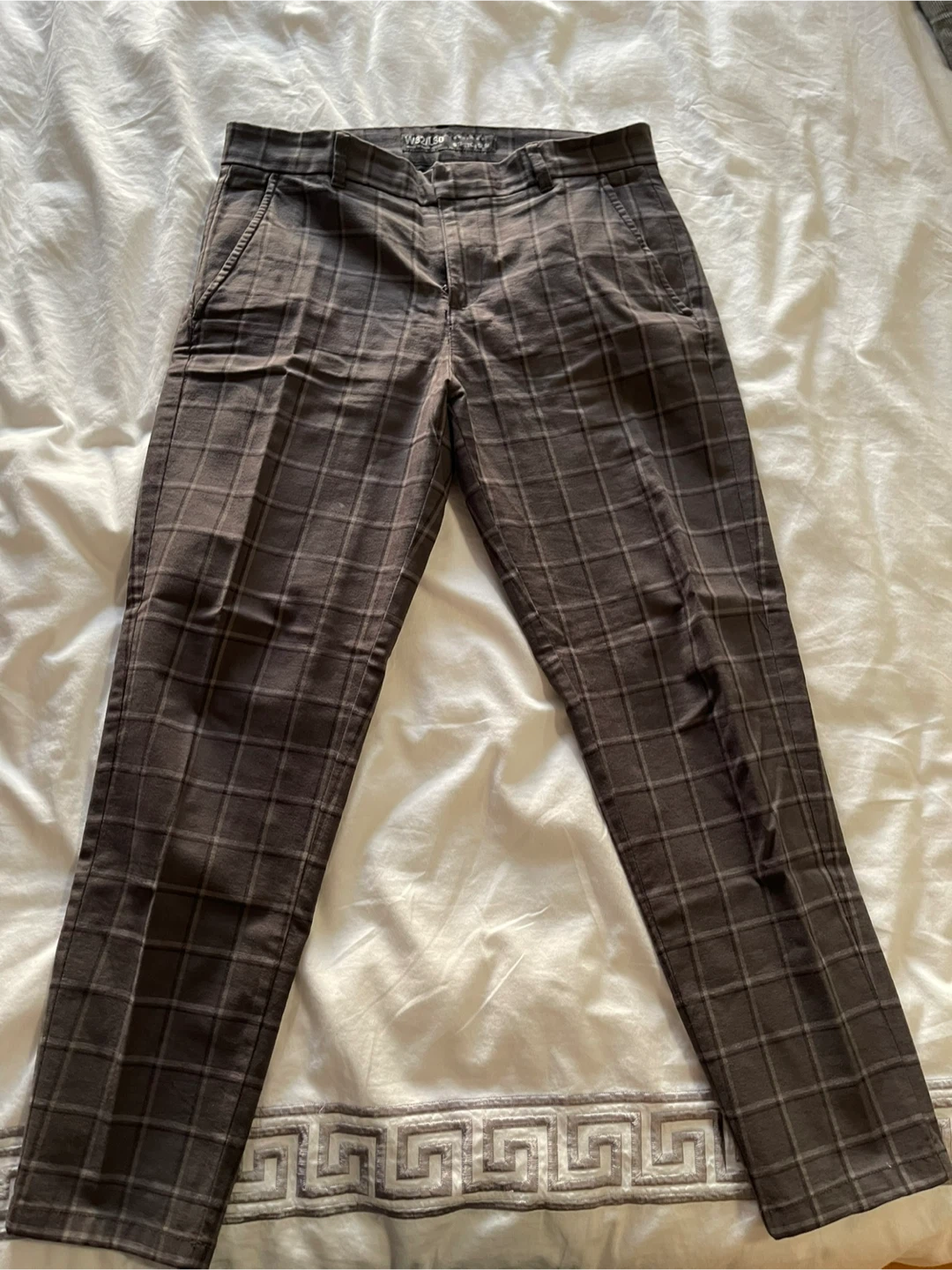 H&M Skinny Fit Plaid Pants - Men's Size 36R - photo 2