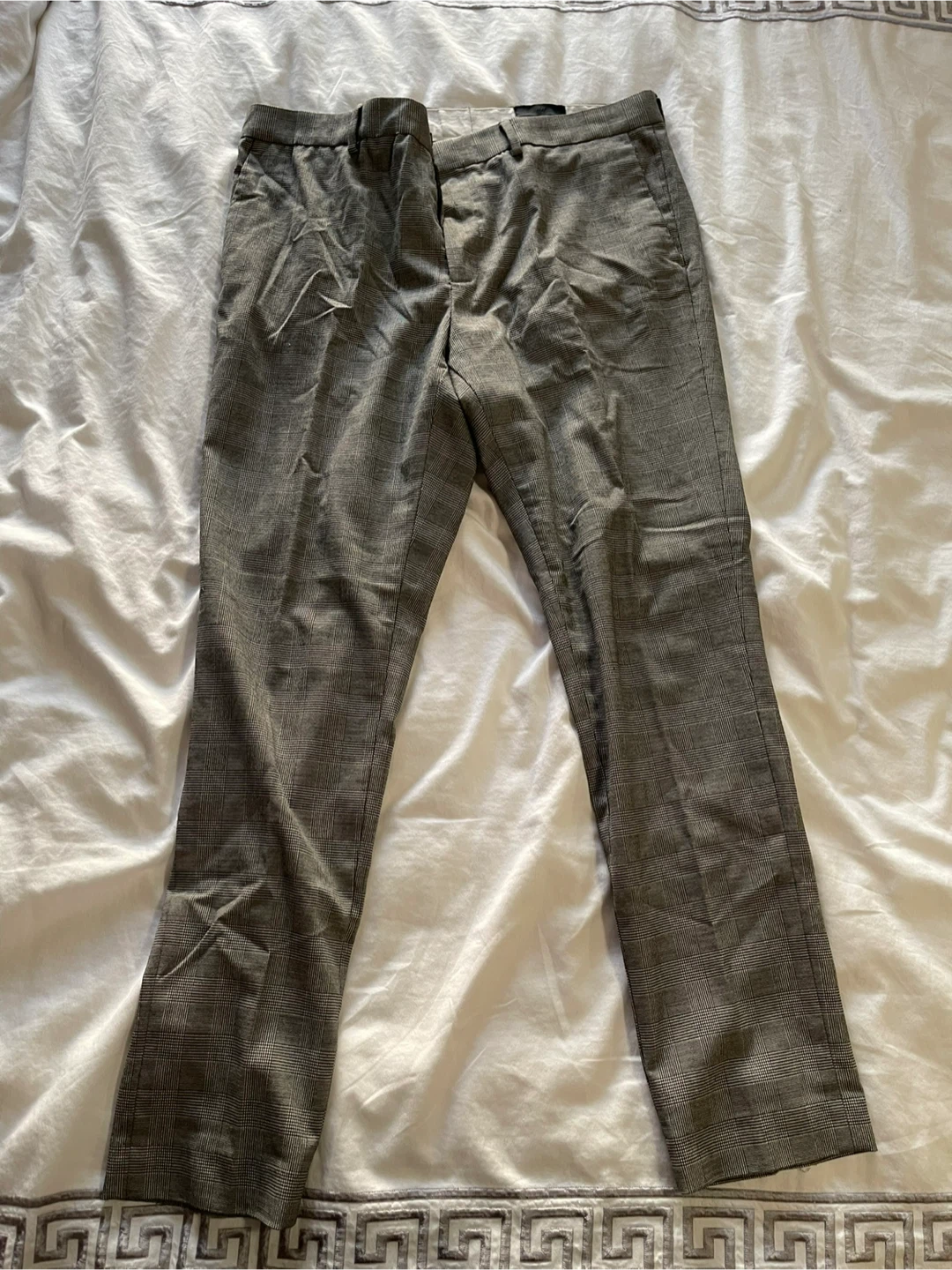 H&M Skinny Fit Plaid Pants - Men's Size 36R - photo 4