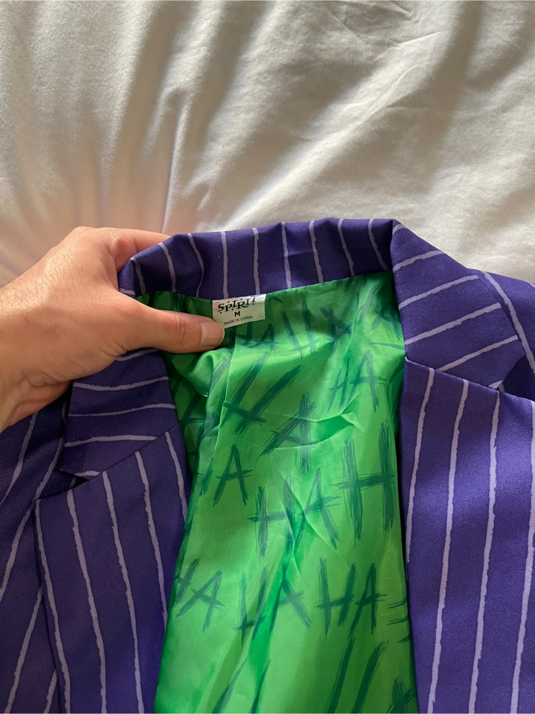 Spirit Halloween Joker Costume Suit Set Medium - photo 4