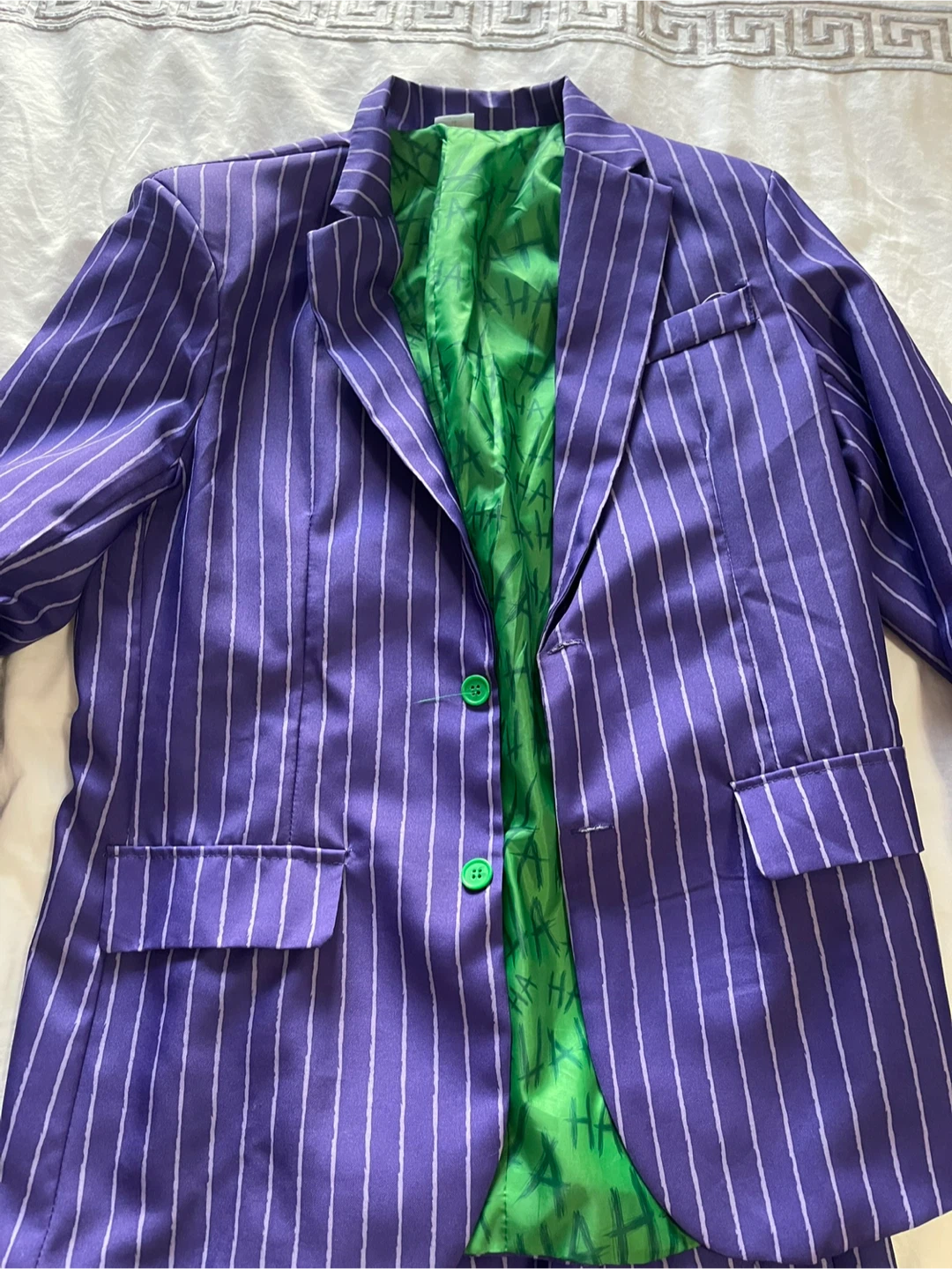 Spirit Halloween Joker Costume Suit Set Medium - photo 3