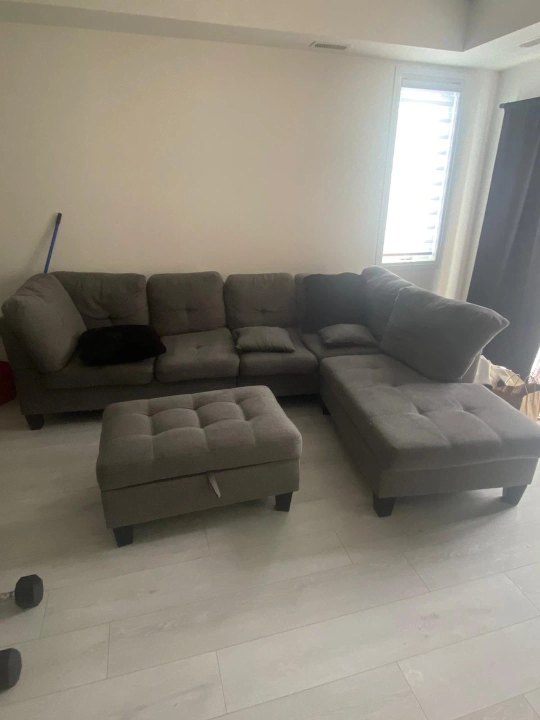 Gray Sectional Sofa - photo 5