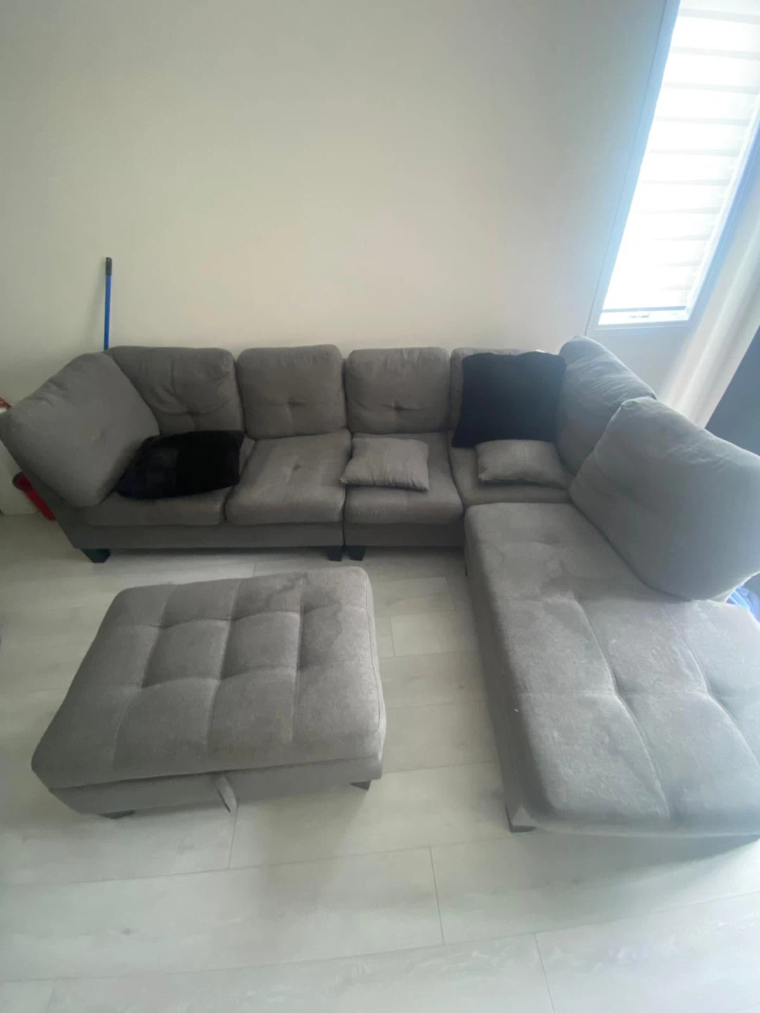 Gray Sectional Sofa - photo 2