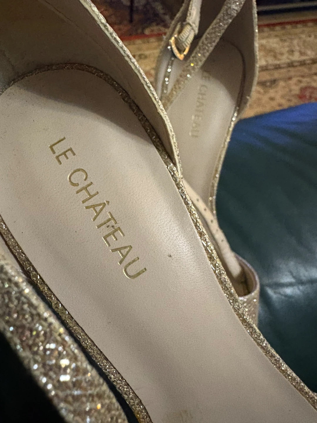 Le Château Glitter Heels - Gold - photo 4