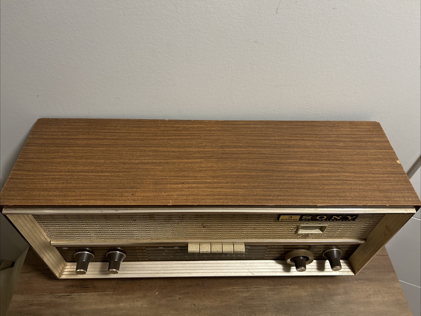 SONY 3 Speaker All Transistor Radio ( Needs repair) not working - photo 2