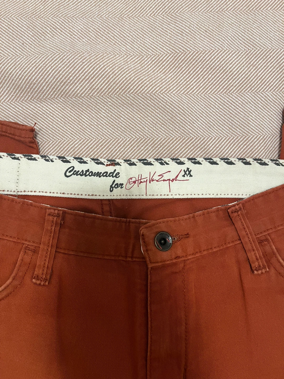 Vince Camuto Rust Orange Custommade pants