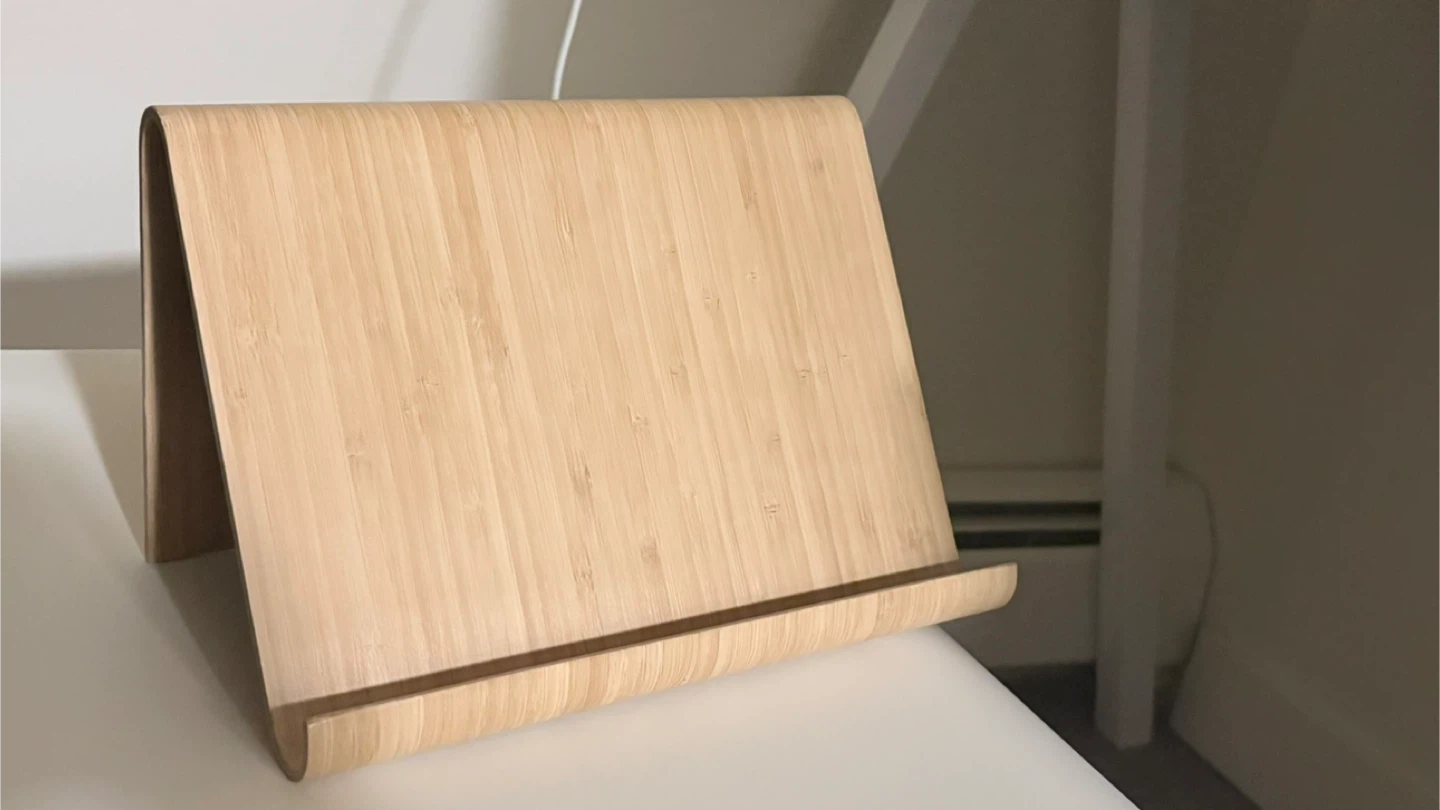 Bamboo Tablet Stand from IKEA
