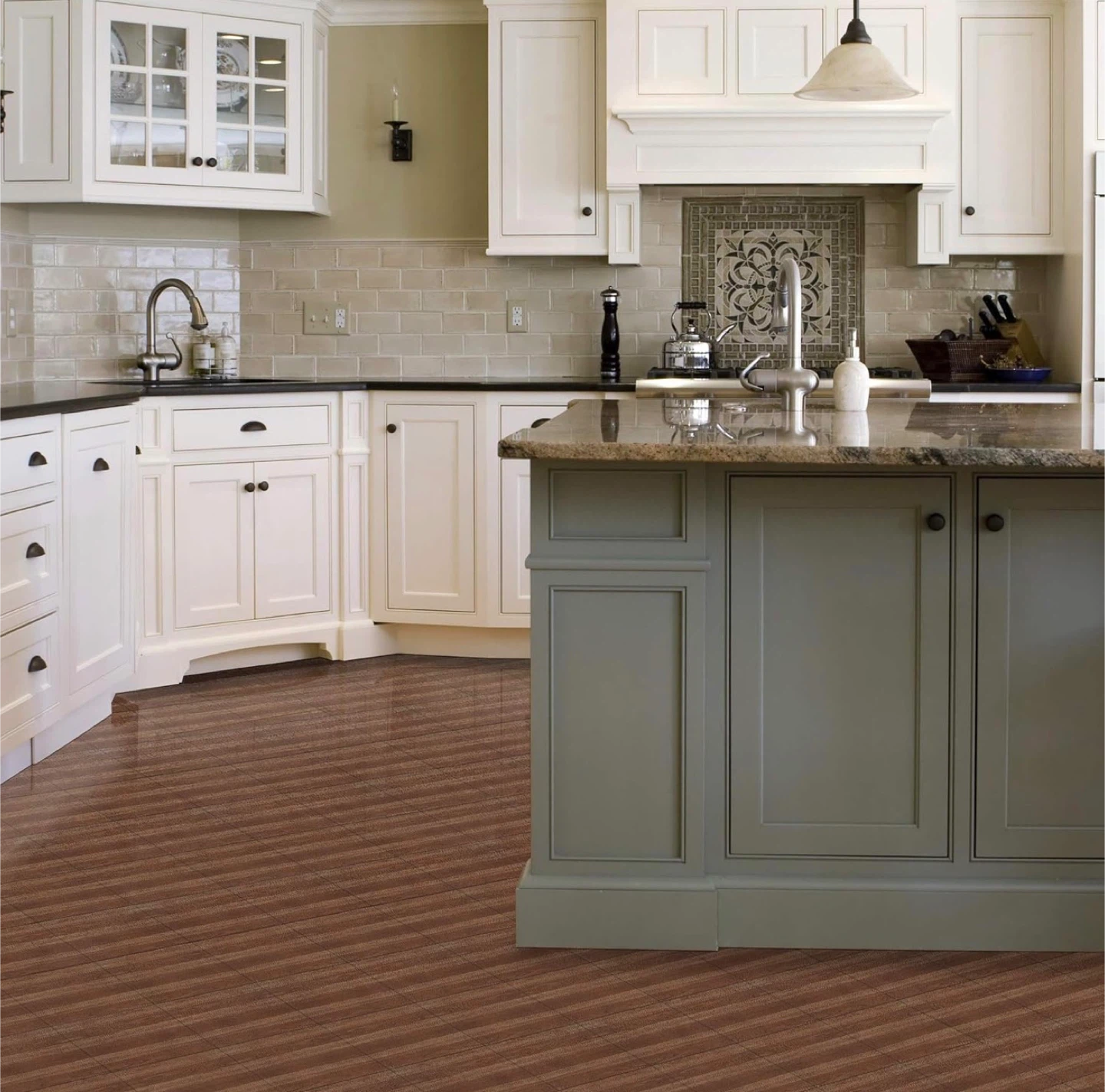 Tivoli Floor Tiles - Peel N' Stick Vinyl Wood Style. 45 tiles - photo 5