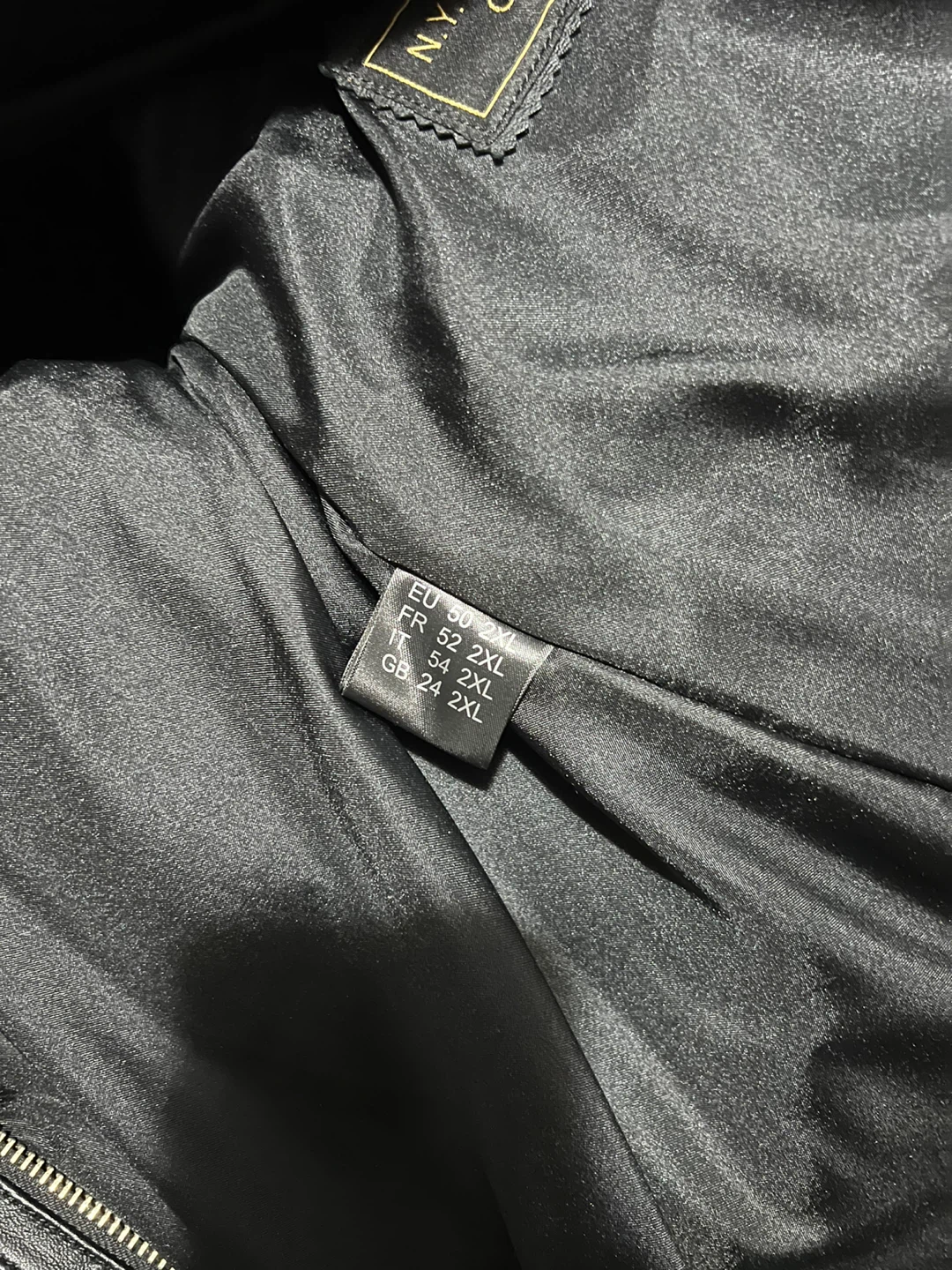 NYC Shearling Company Black Leather Bomber Jacket - photo 4