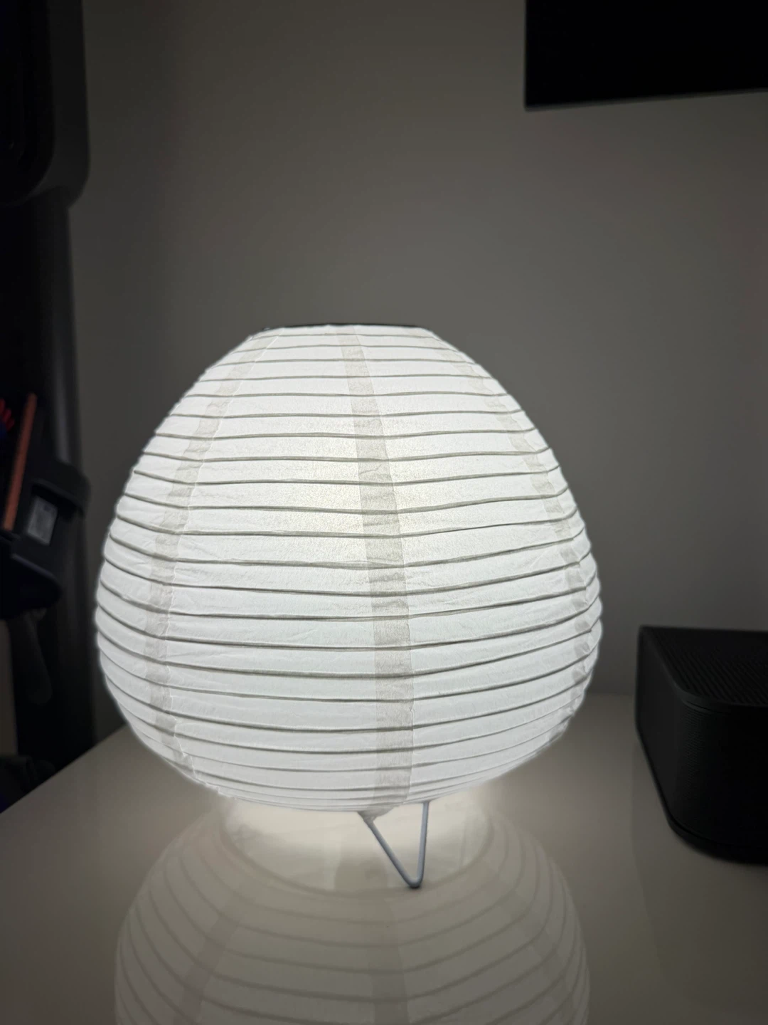 White Paper Lantern Table Lamp