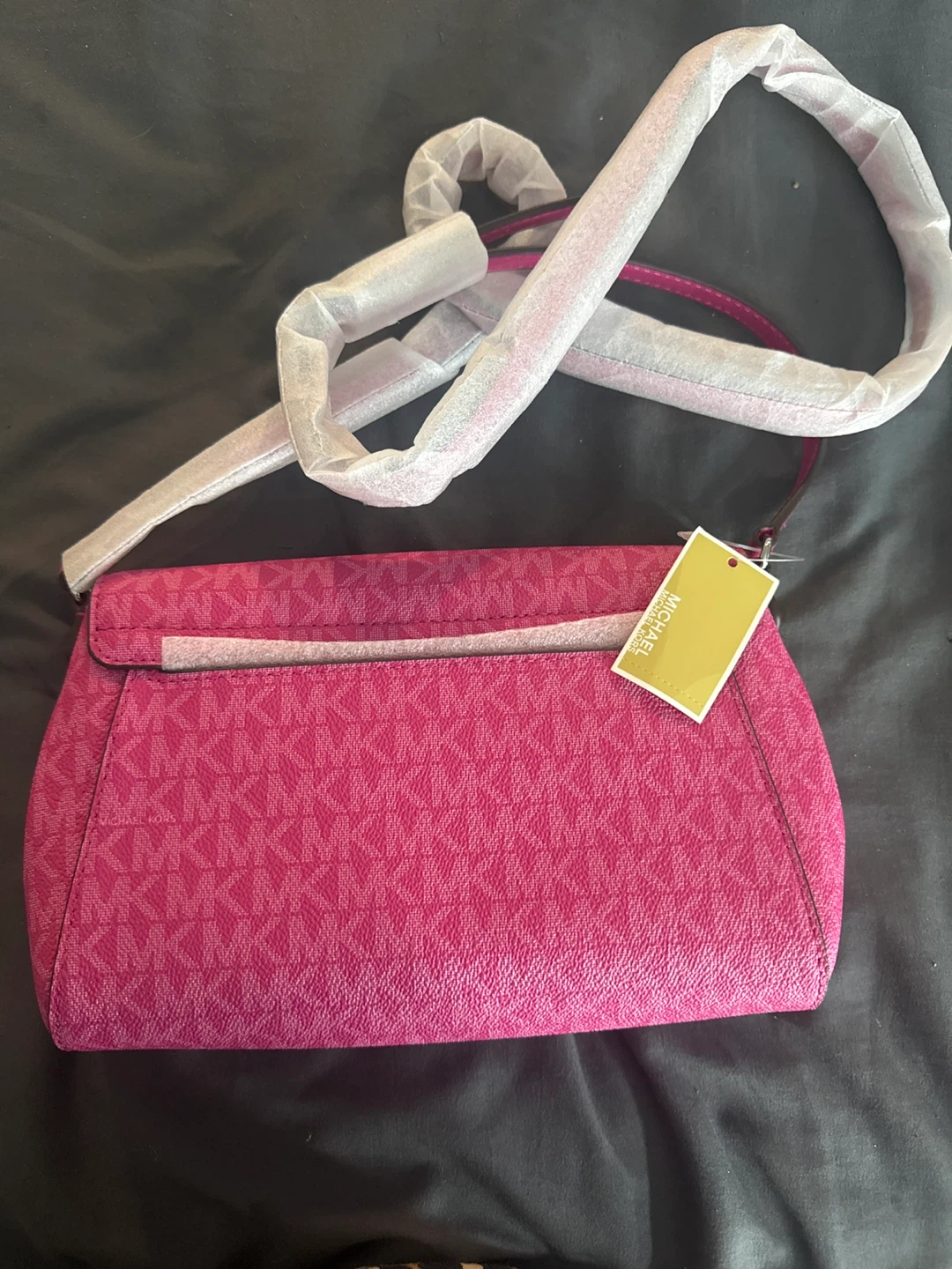 Michael Kors Pink MK Logo Crossbody Bag - photo 3