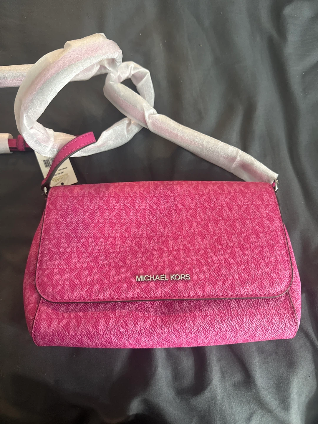 Michael Kors Pink MK Logo Crossbody Bag - photo 2