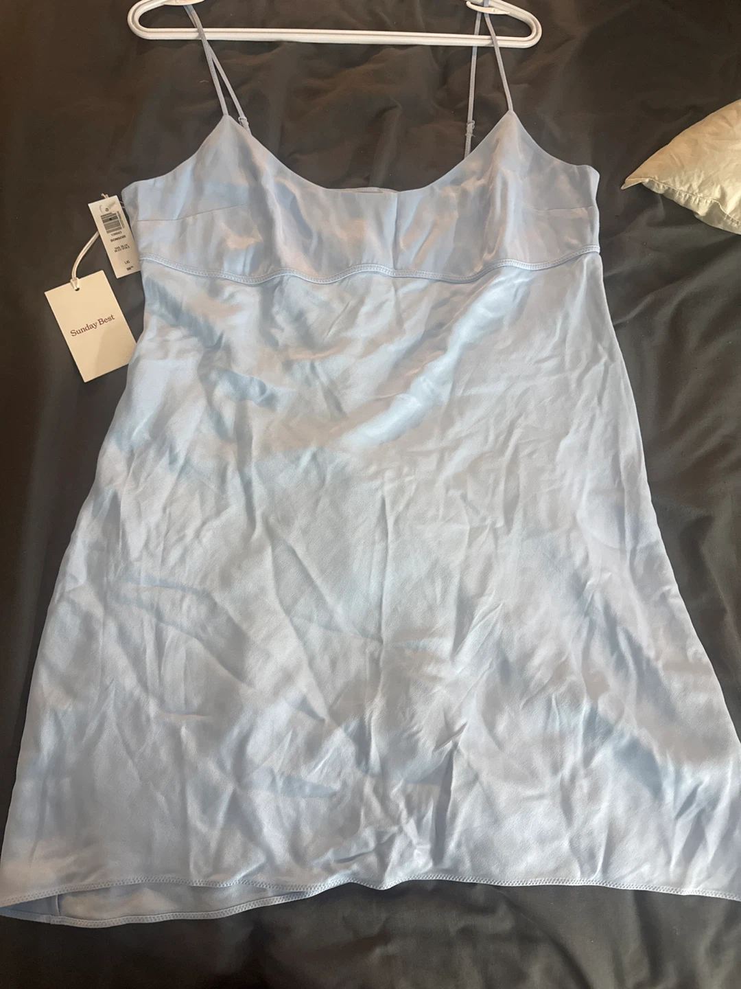 Sunday Best Bonsoir Slip Dress - Sail Blue - photo 2