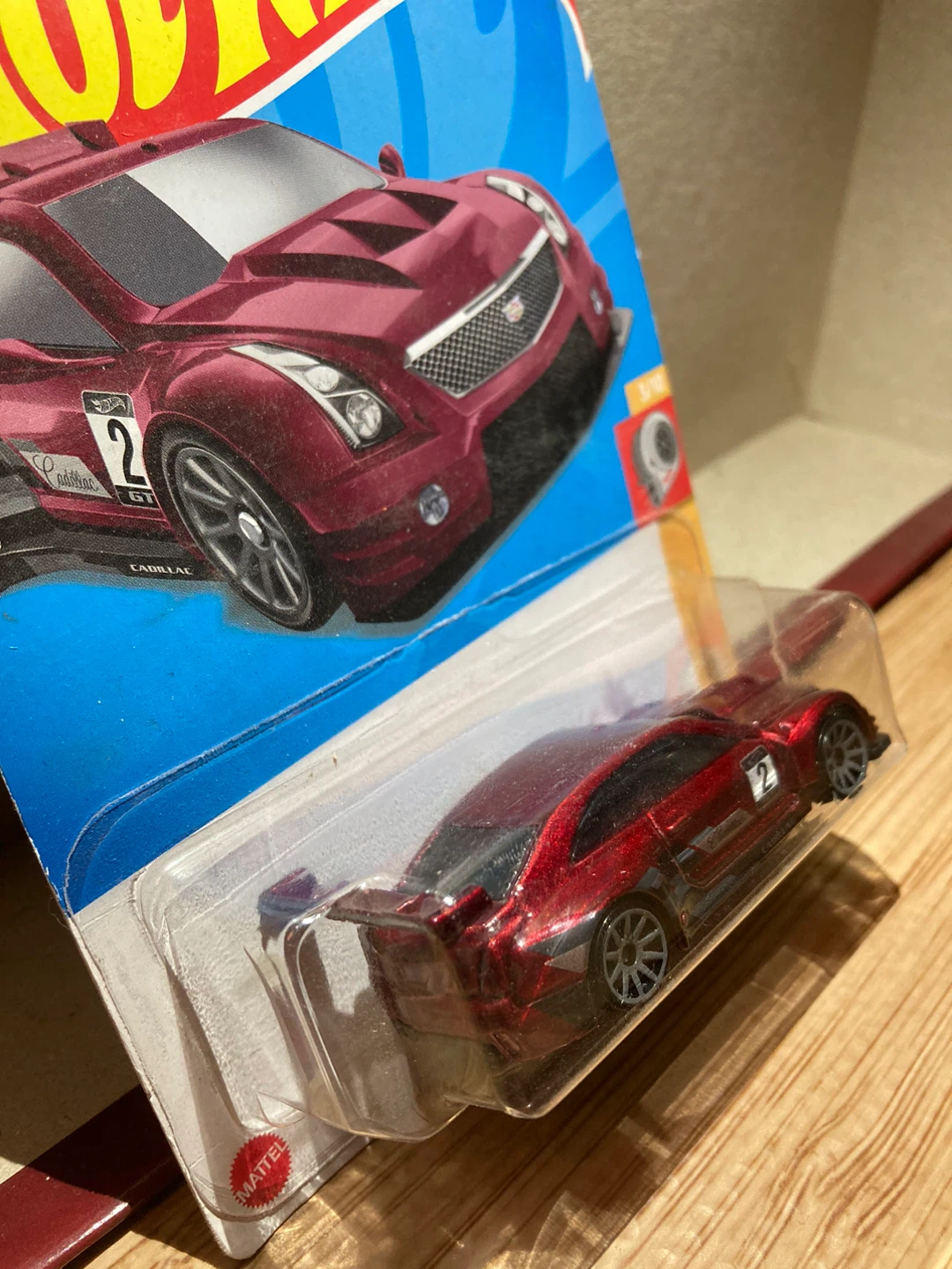 Hot Wheels / 16 Cadillac ATS-V R / Burgundy - photo 3