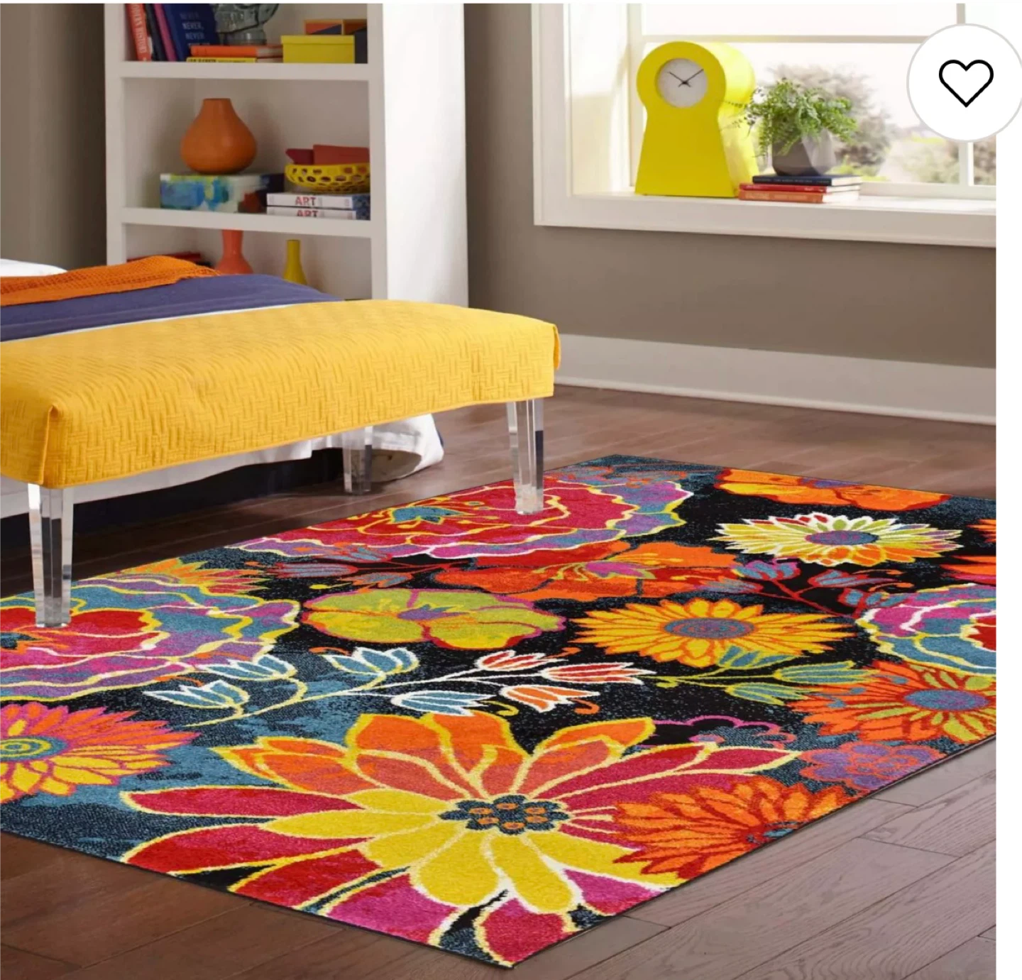 Unique Loom Kennedy Lyon Rug - 6x9 FT, Black - photo 5