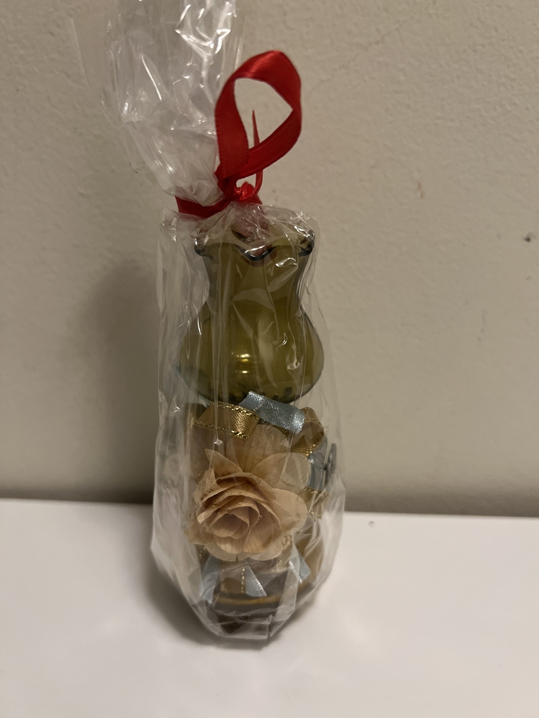 New-Decorative Glass Bottles with Flowers