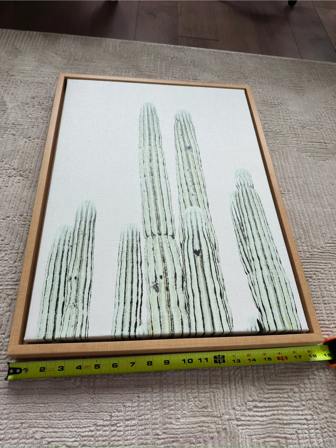 Canvas Art Print - Saguaro Cacti - Framed - photo 3