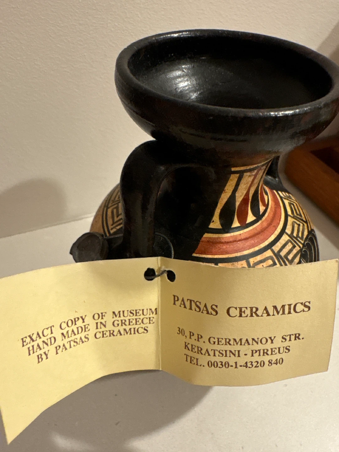 Patsas Ceramics Hand Made Greek Amphora Vase - photo 3