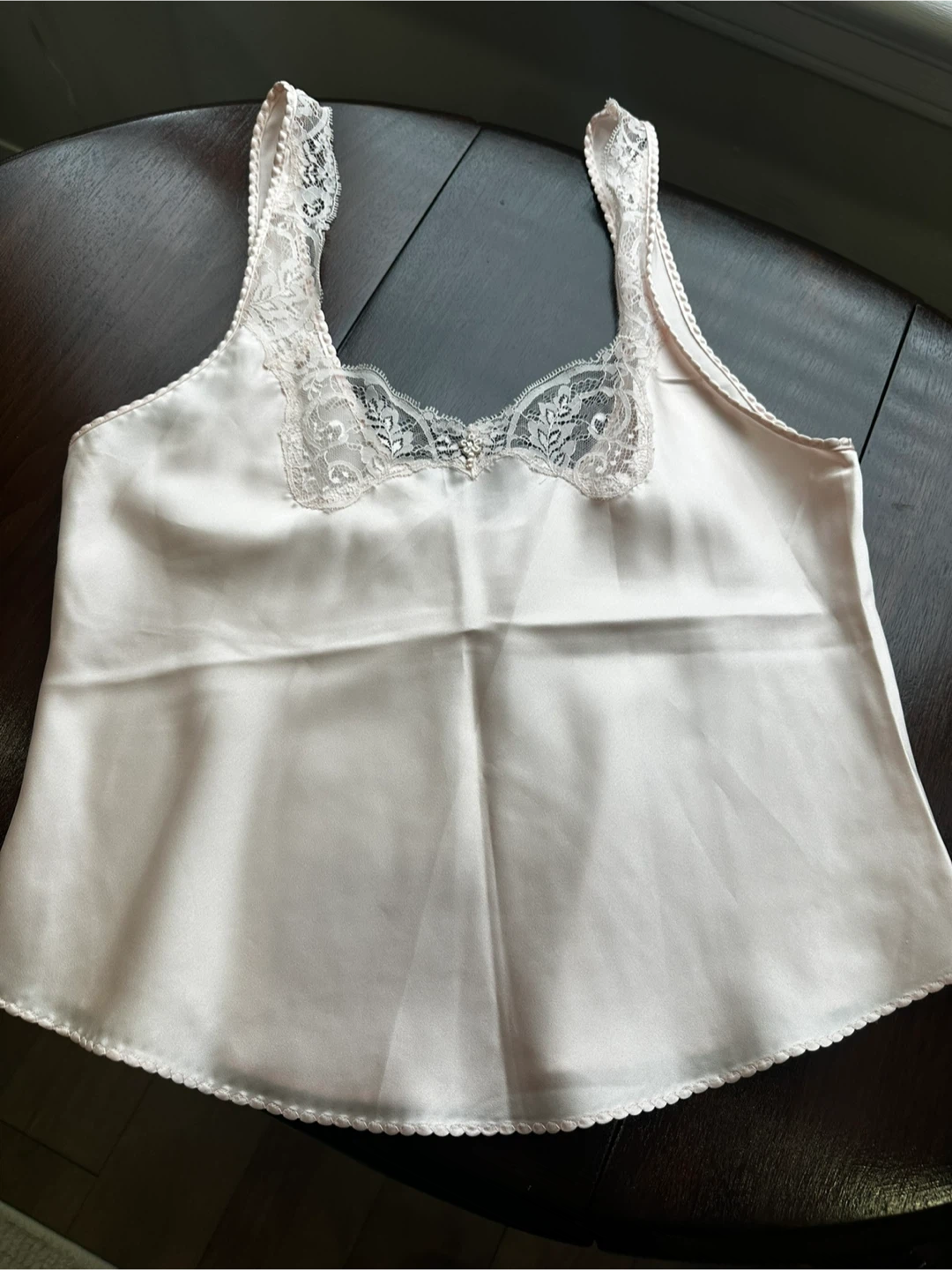 Maillon Blanc Lace Trim Camisole - photo 3