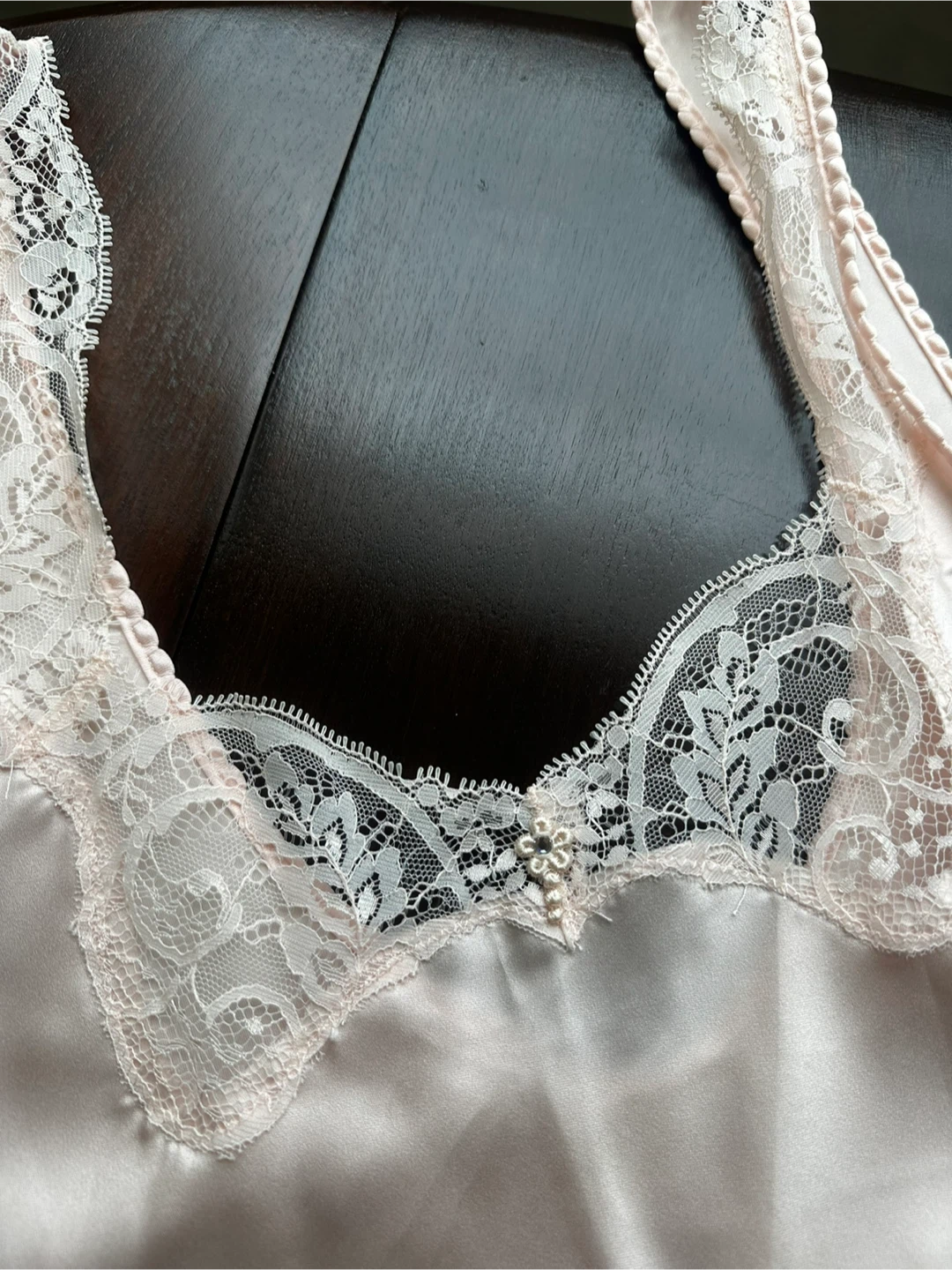Maillon Blanc Lace Trim Camisole - photo 2