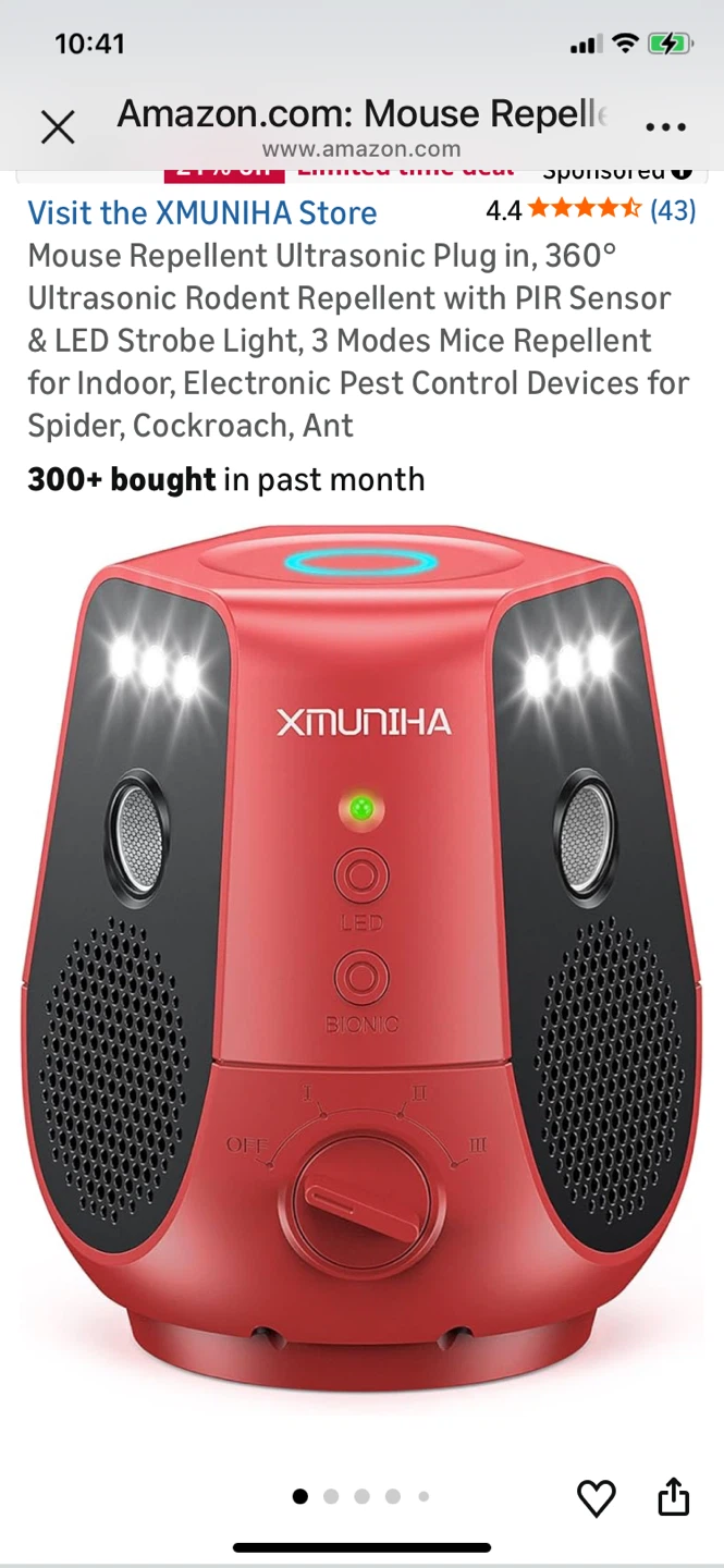 Xmuniha Ultrasonic Mouse Repellent