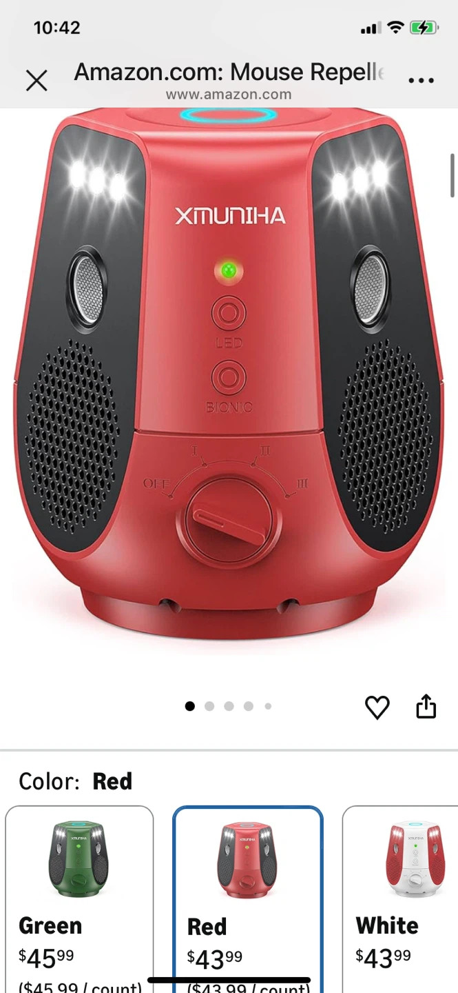 Xmuniha Ultrasonic Mouse Repellent - photo 2