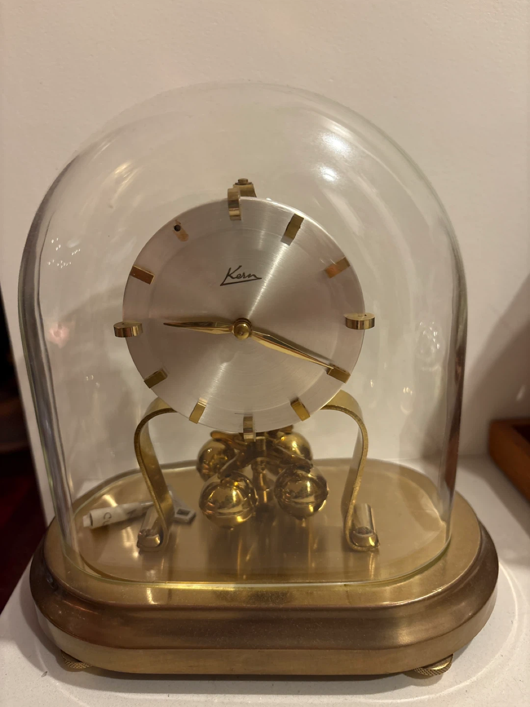 Kern 400 Day Clock with Glass Dome
