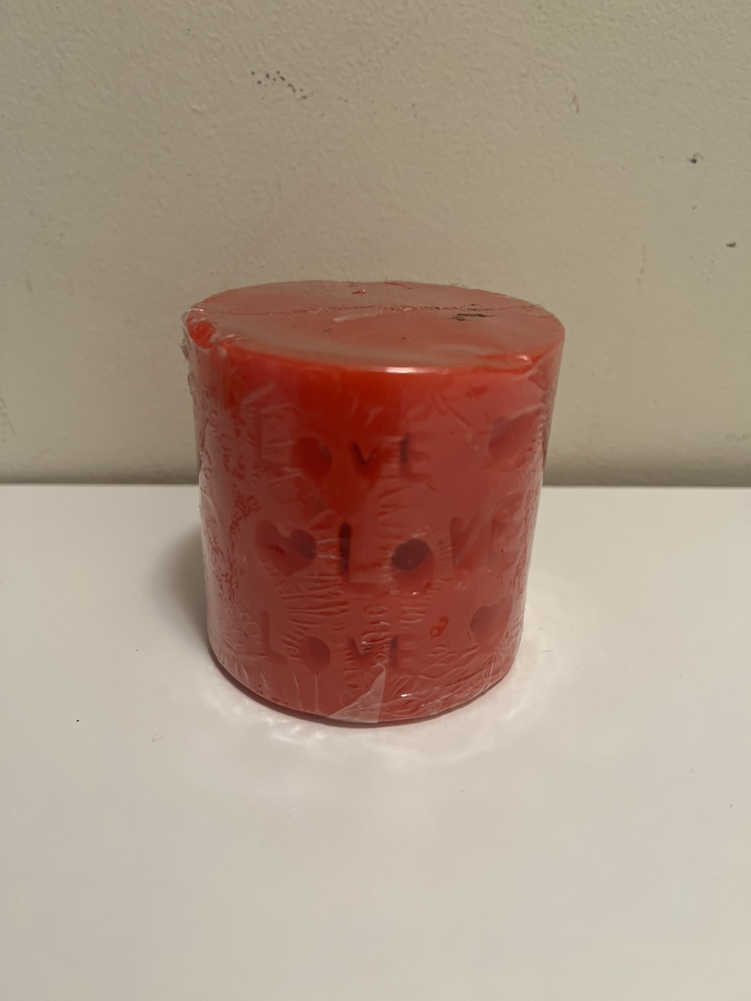 New-Red Scented Pillar Candle