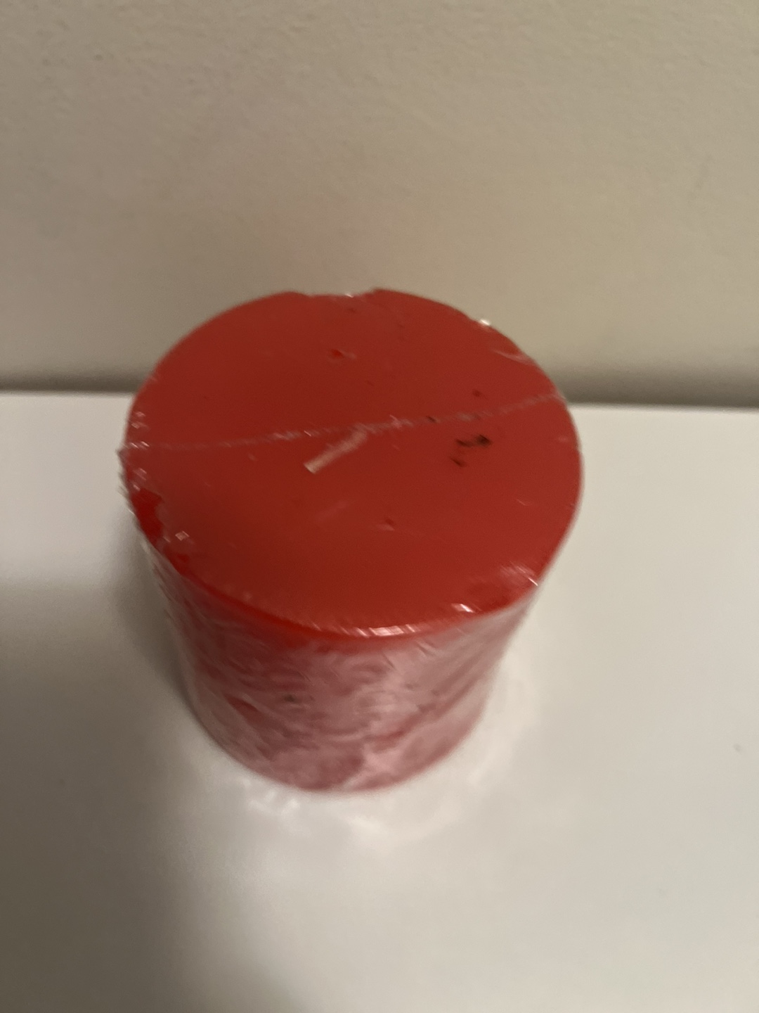 New-Red Scented Pillar Candle - photo 2