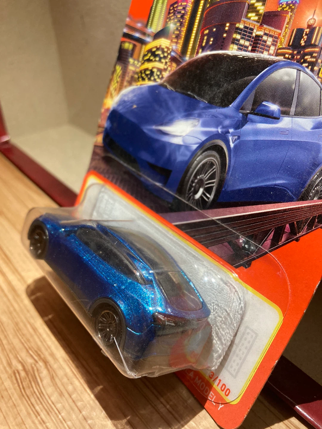 Matchbox / Tesla Model Y / Blue - photo 3