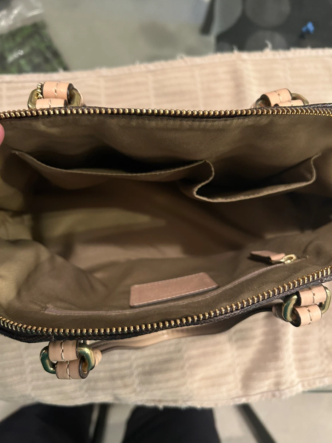 Coach Signature Monogram Dome Satchel Handbag - photo 3