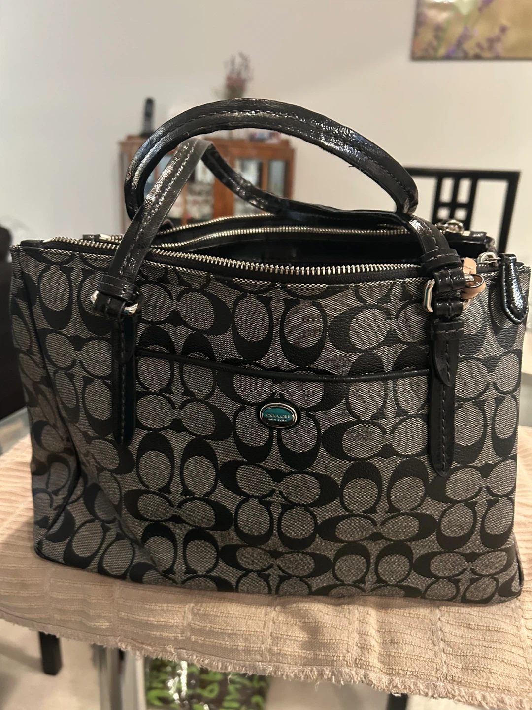 Coach Monogram Tote Bag