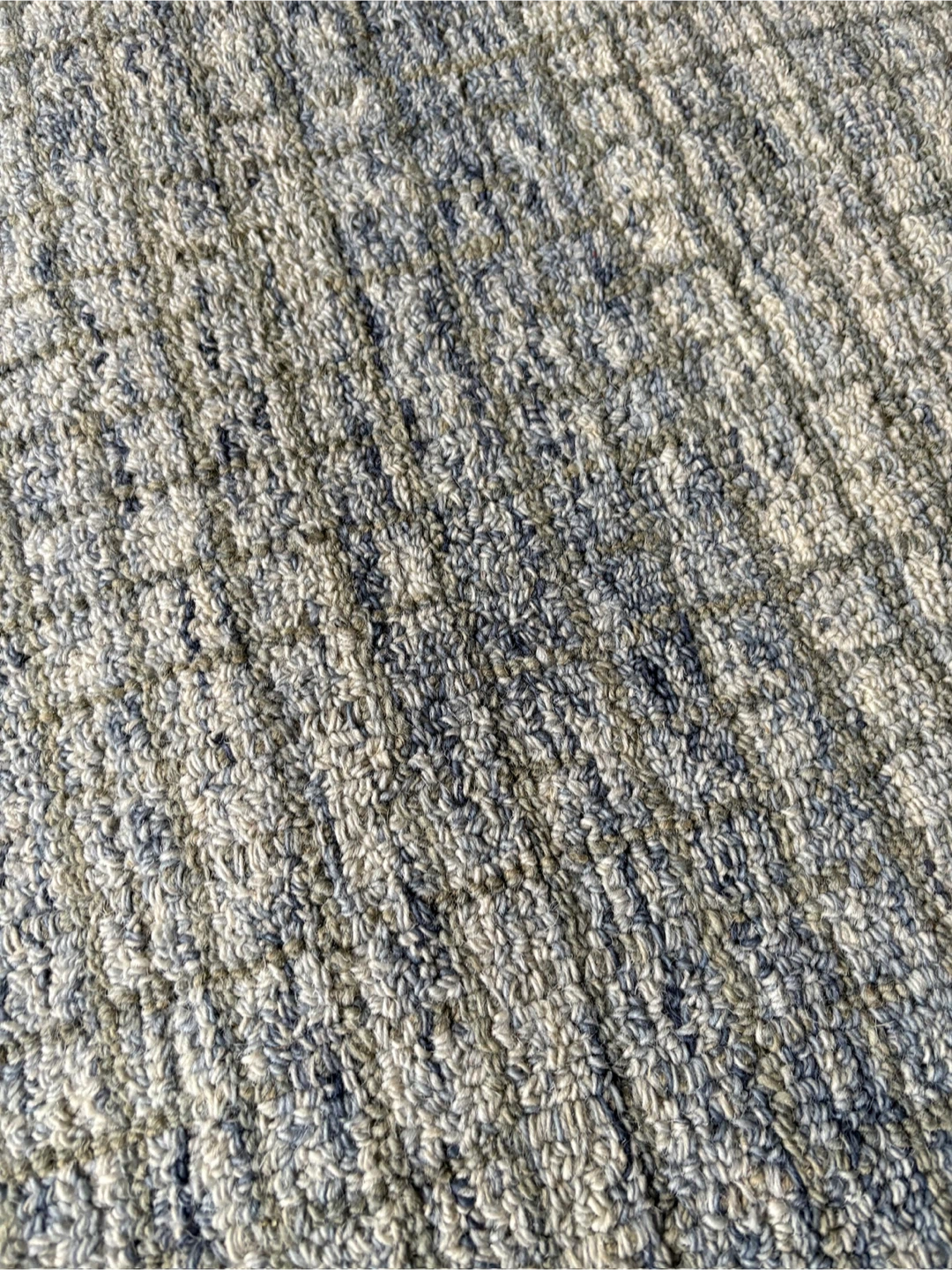 Gray and Blue Textured Area Rug 5x8 - photo 4