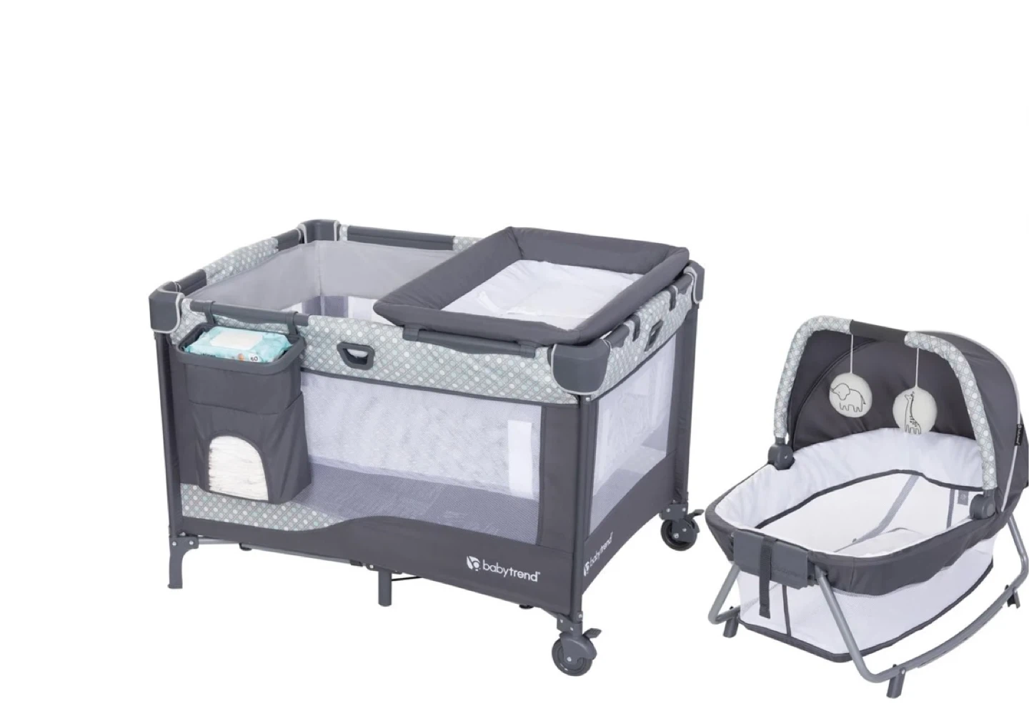 Baby Trend Deluxe 2-in-1 Portable Playard with Bassinet - photo 2