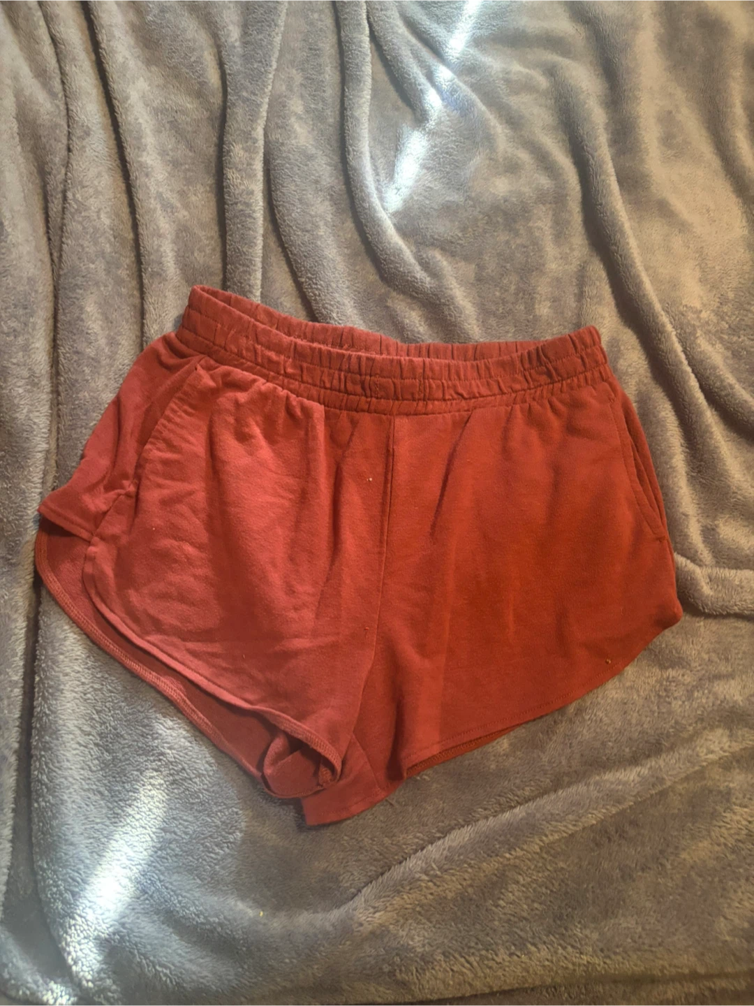 Garage Women's Burgundy Running Shorts Size P/S