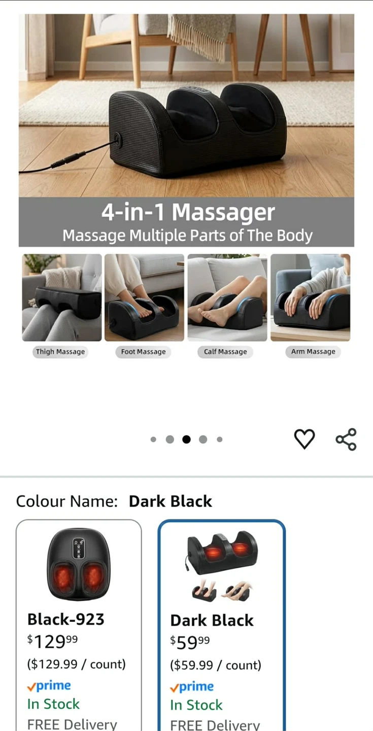 Foot Massager – Very Good Condition – Like New - photo 2